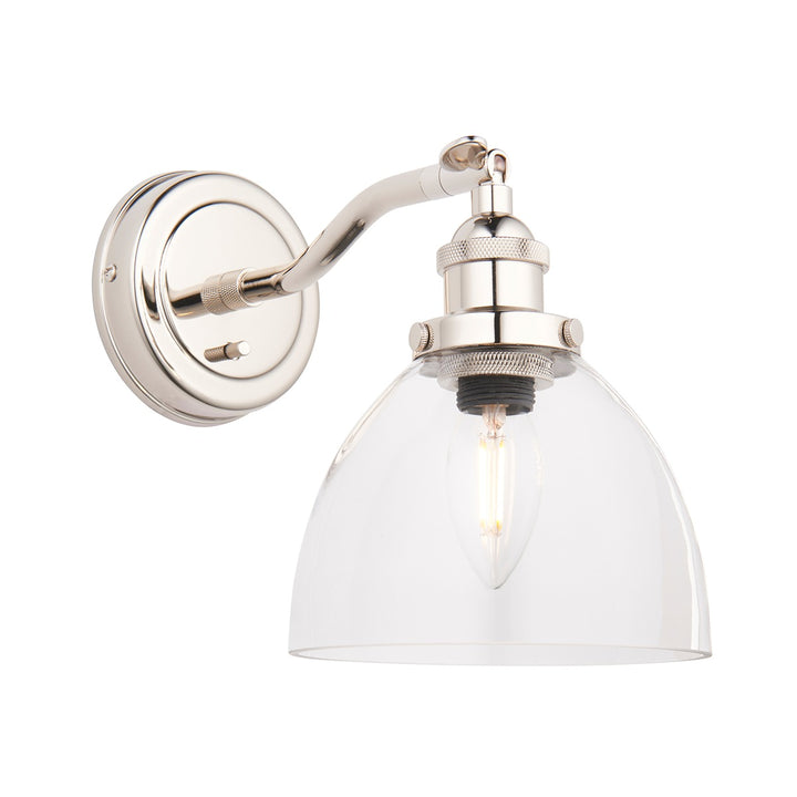 Hendon Wall Light - Bright Nickel Endon 8