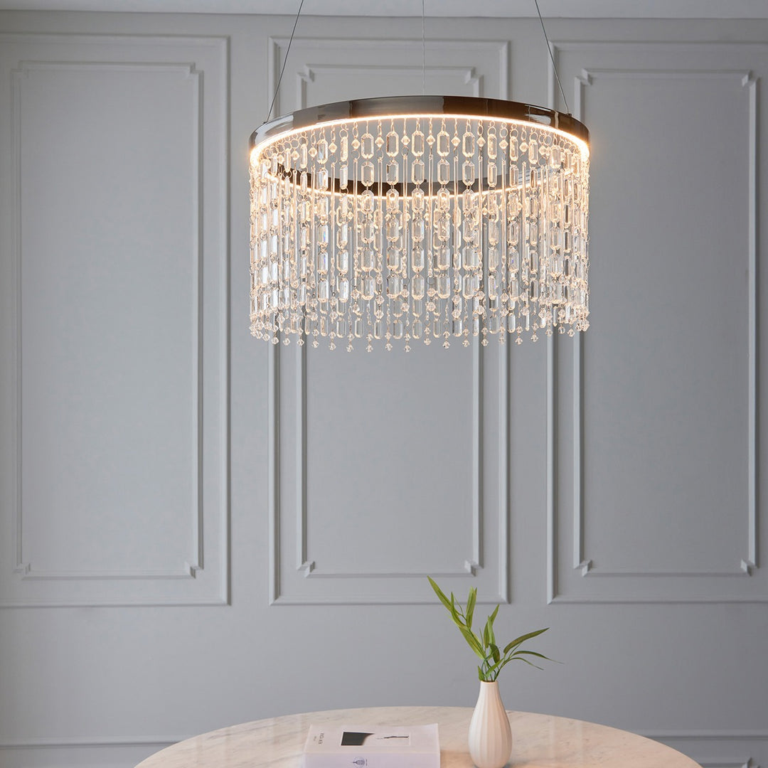 Liliana Crystal Pendant Light - Chrome Endon 3