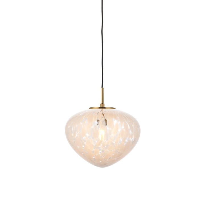 Marlo 1 Light Pendant Light - Satin Brass Endon 8