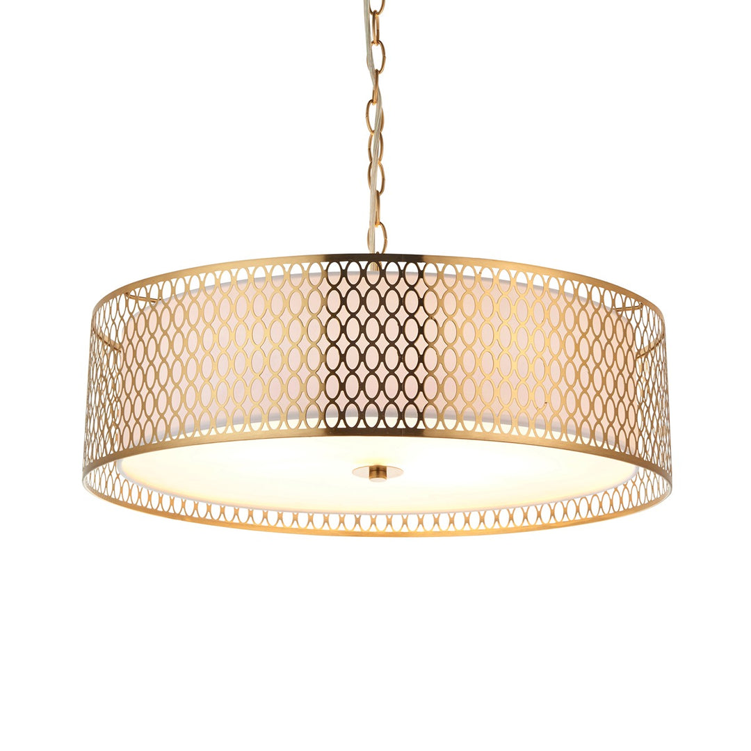 Cordero Geometric Metal Pendant Light - Gold Endon 1