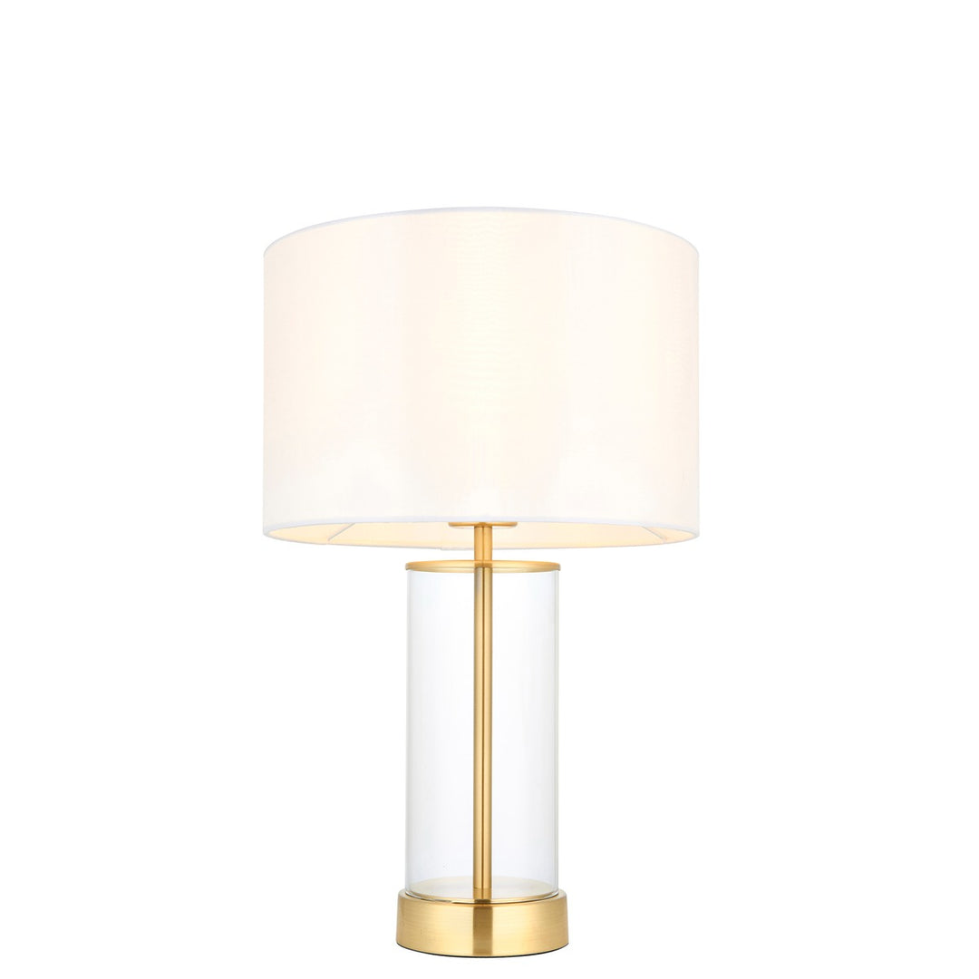 TAX FREE Lessina Glass Table Lamp - Brass Trade 1
