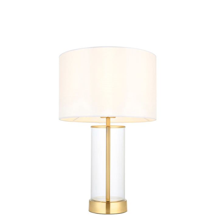 TAX FREE Lessina Glass Table Lamp - Brass Trade 1