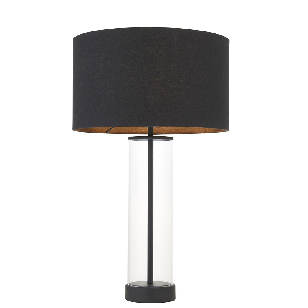 Lessina Glass Table Lamp - Black Endon 1