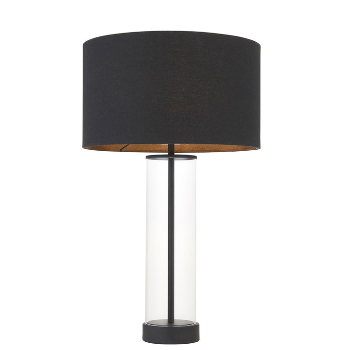 Lessina Glass Table Lamp - Black Endon 1