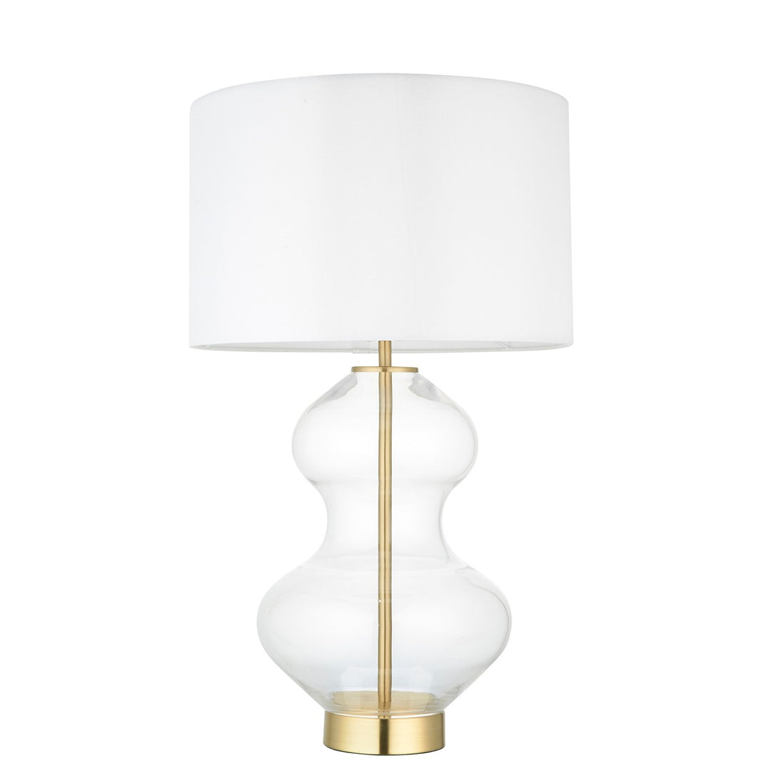 Kola Shaped Table Lamp - Bright Nickel Endon 5