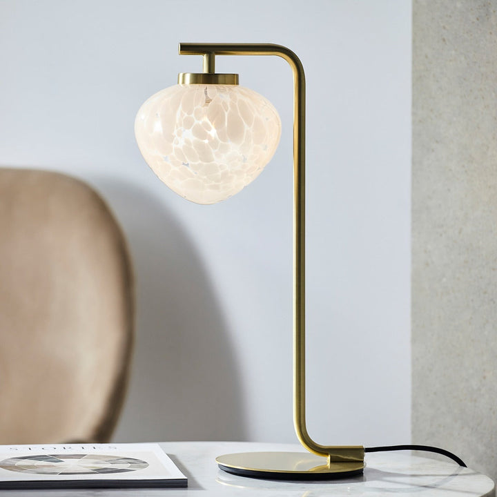 Marlo Table Lamp - Satin Brass Endon 5