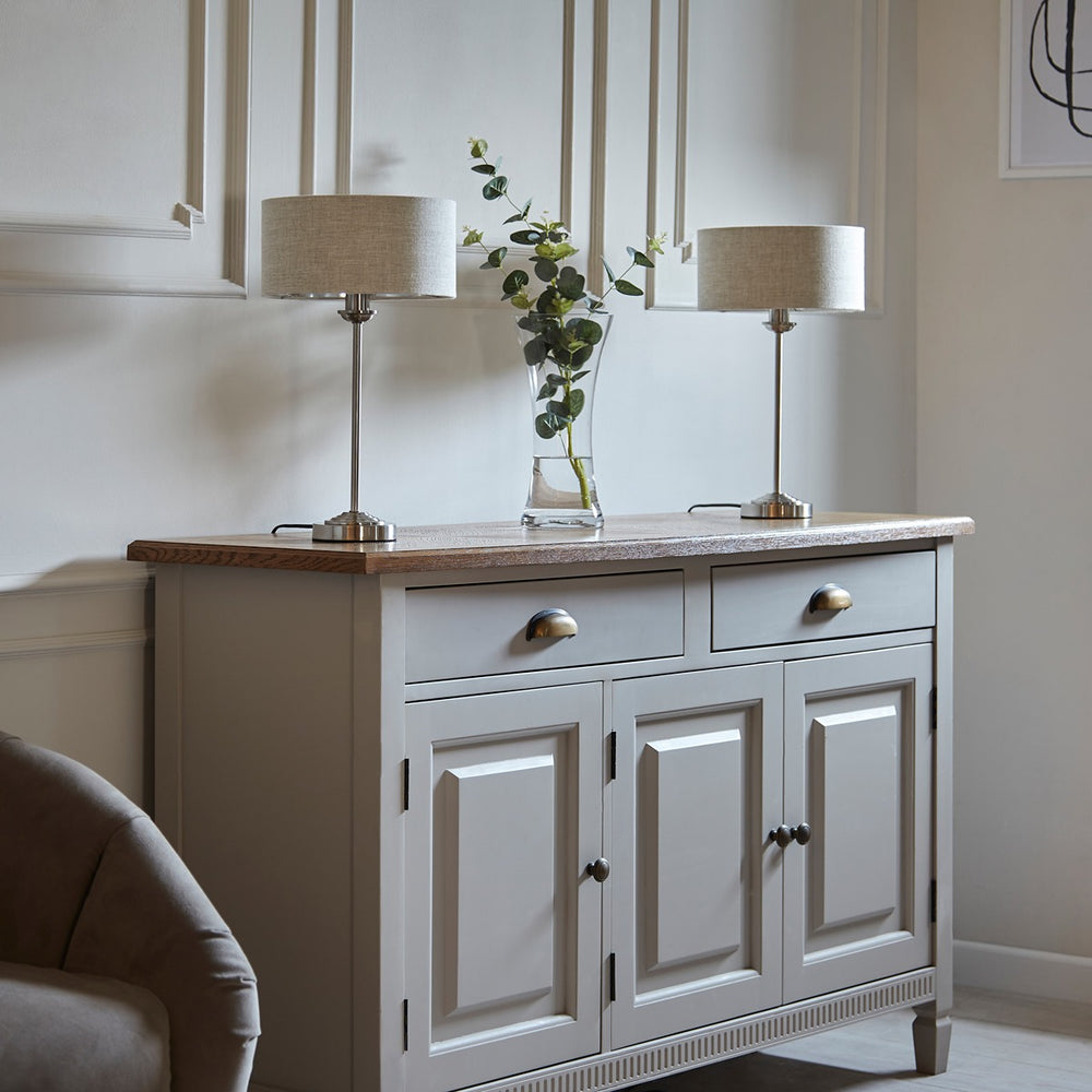 Highclere Table Lamp - Chrome Endon 2