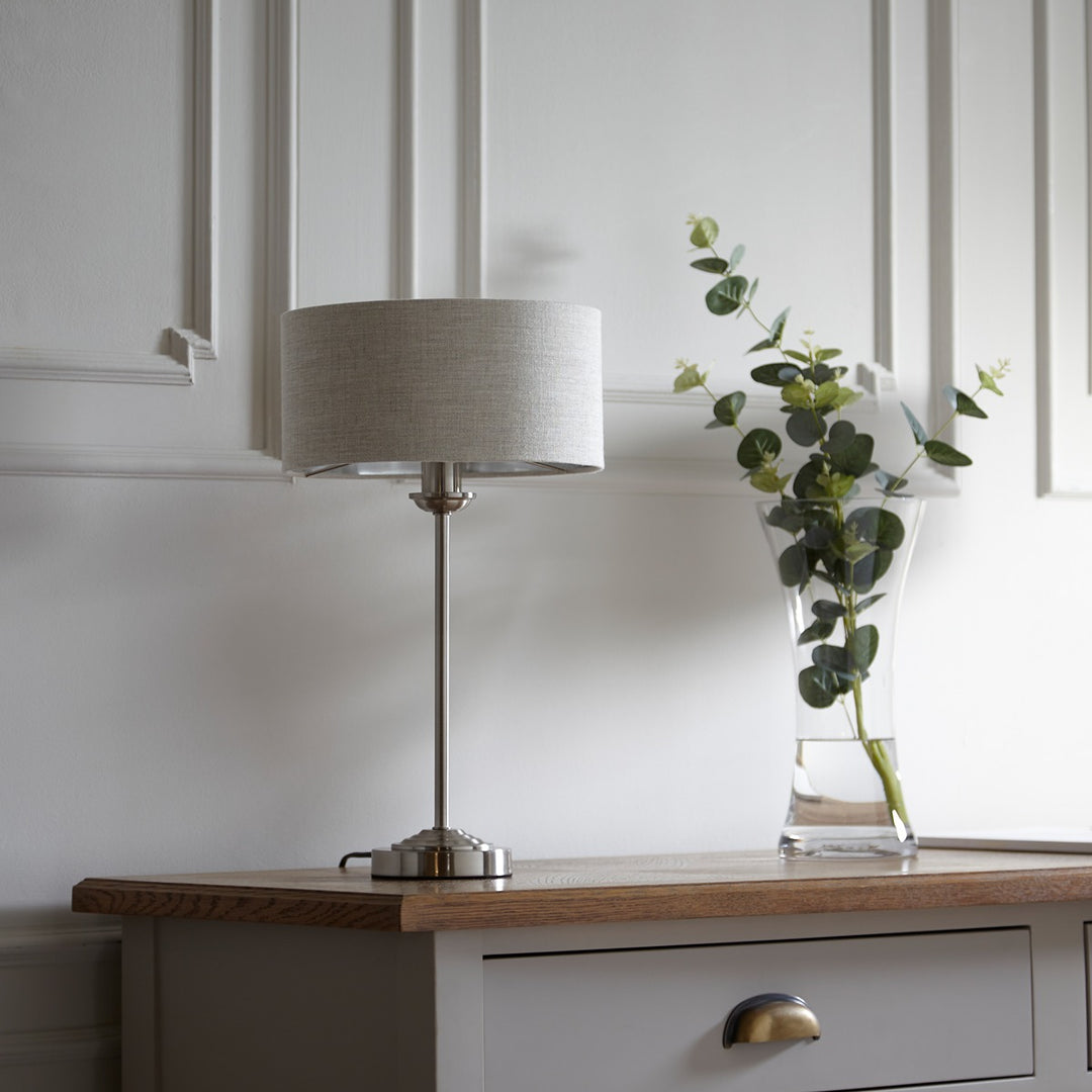 Highclere Table Lamp - Chrome Endon 3