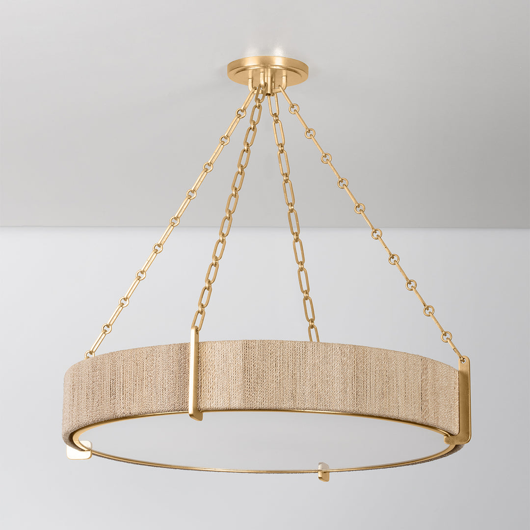 Quebec Chandelier Light - Gold Hudson Valley Lighting 7