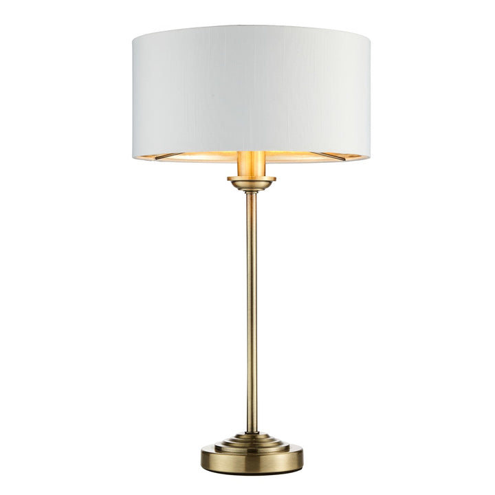 Highclere Table Lamp - Antique Brass Endon 2