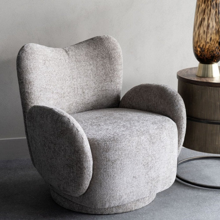 Casa Swivel Chair - Mink
