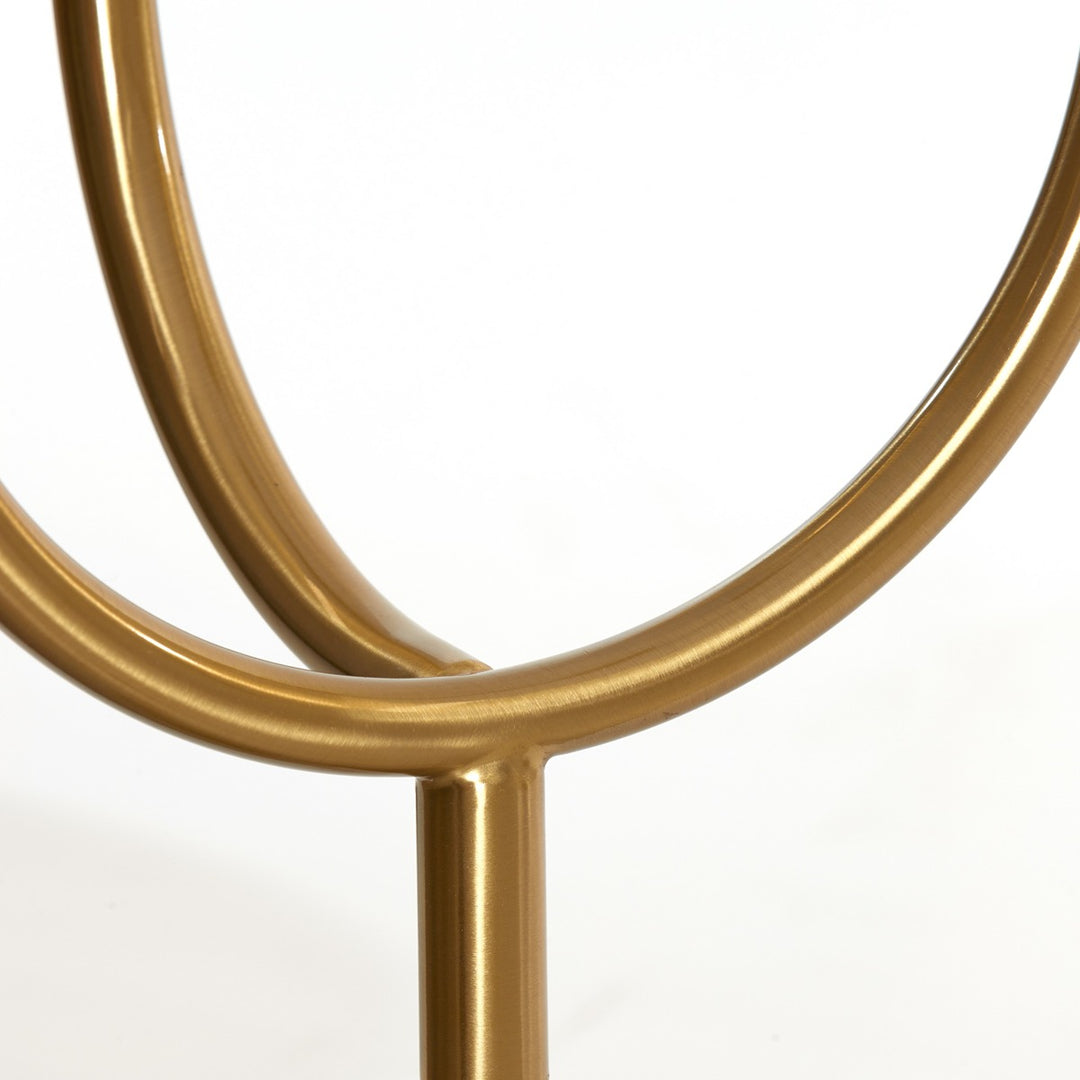 Magdala Floor Lamp - Gold & Brown Glass Light & Living 5