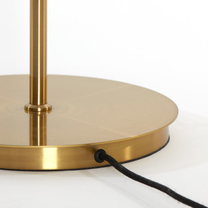 Magdala Floor Lamp - Gold & Brown Glass Light & Living 6