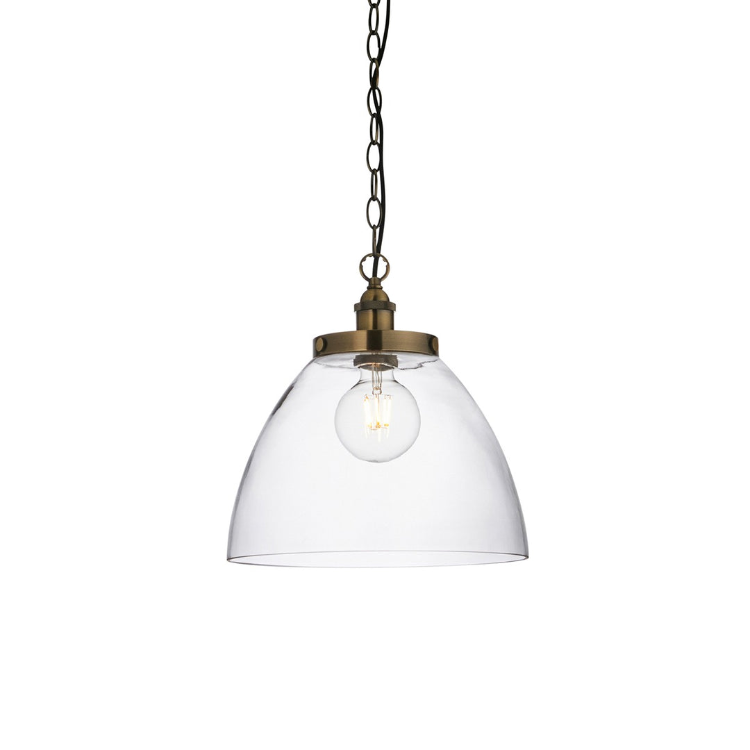 Hansen Grand Pendant Light - Antique Brass Endon 8