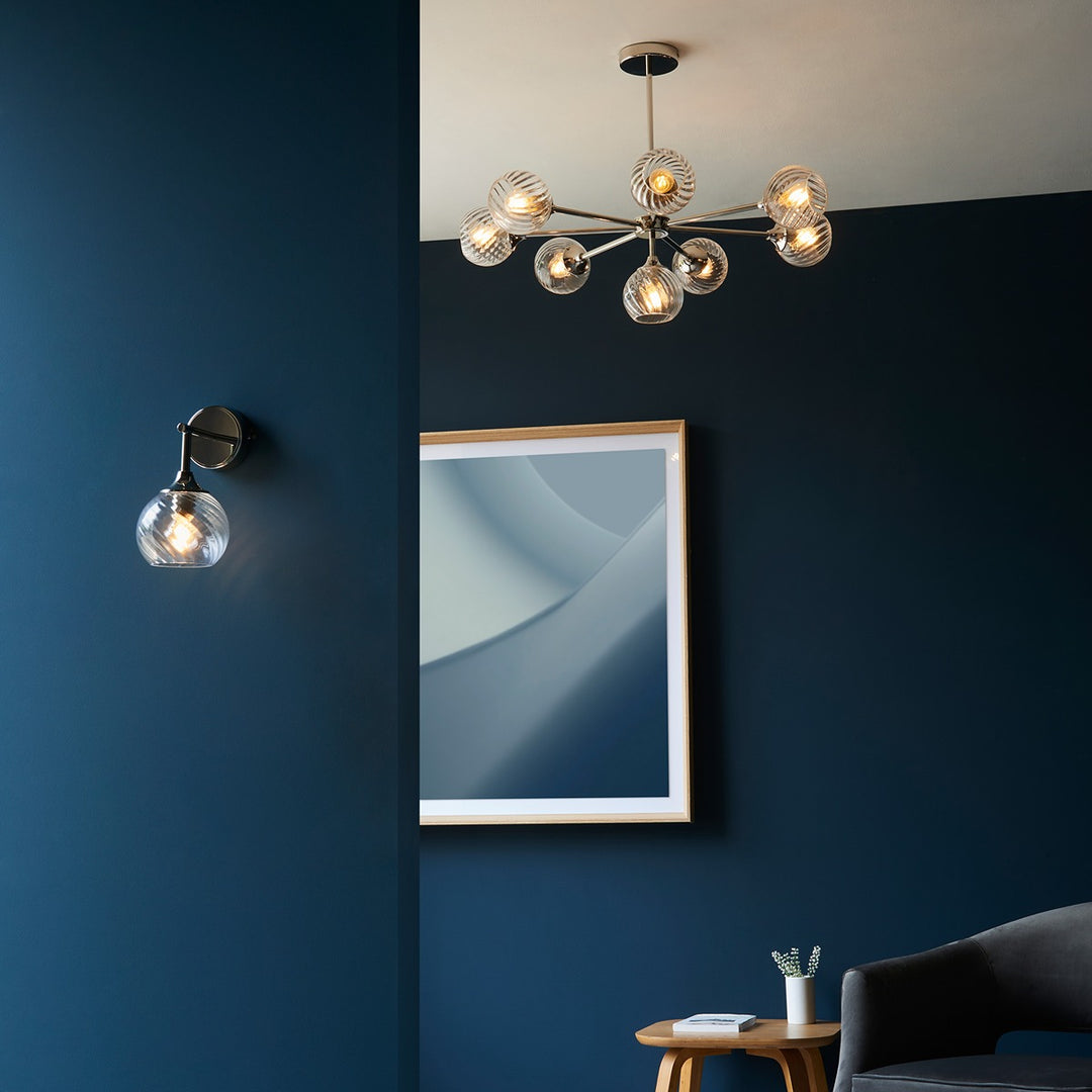 Allegra 8 Pendant Light - Bright Nickel Endon 7