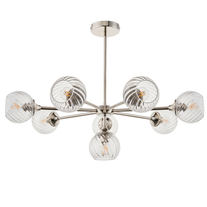 Allegra 8 Pendant Light - Bright Nickel Endon 8
