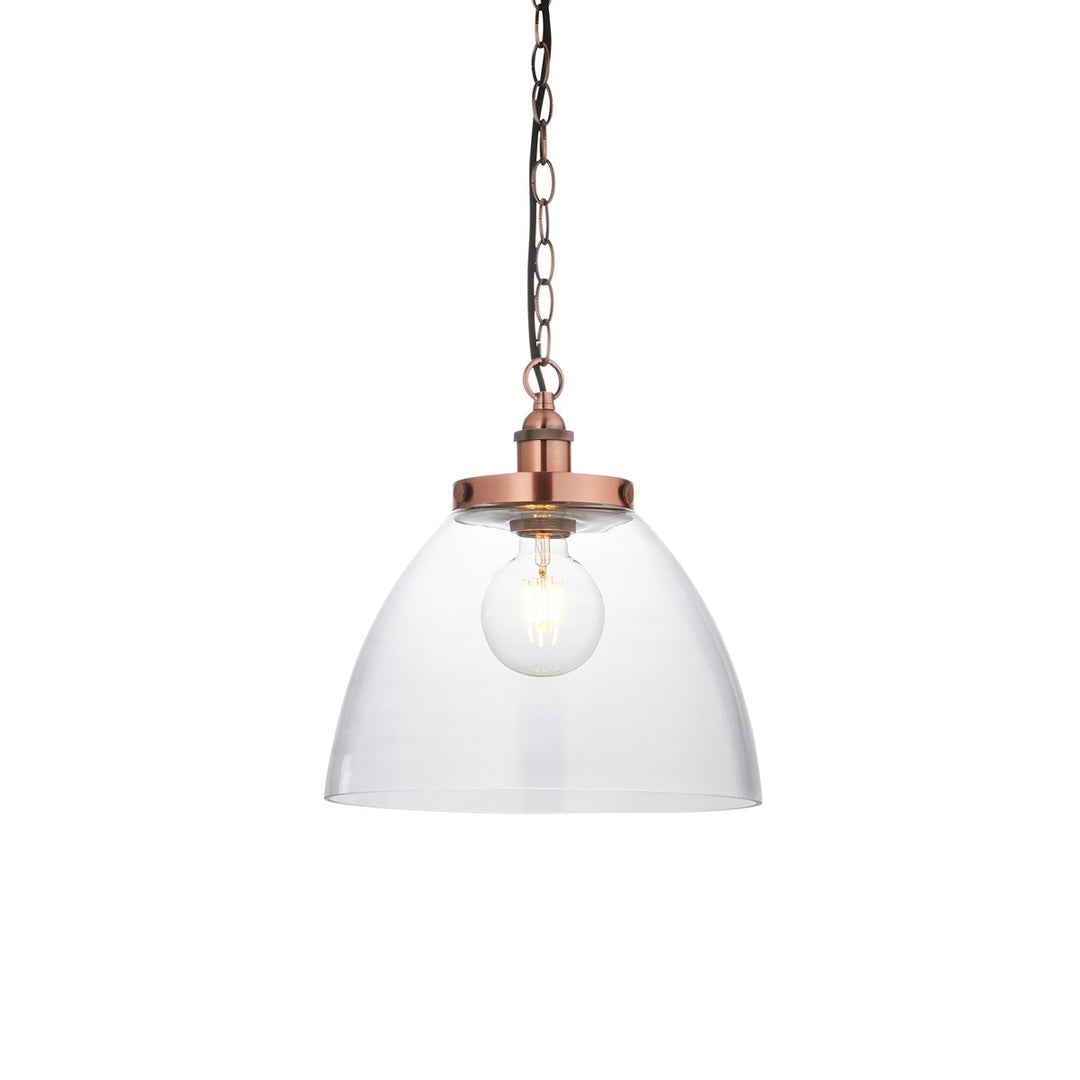 Hansen Grand Pendant Light - Aged Copper Endon 9