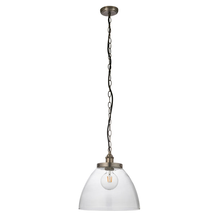 Hansen Grand Pendant Light - Brushed Silver Endon 1