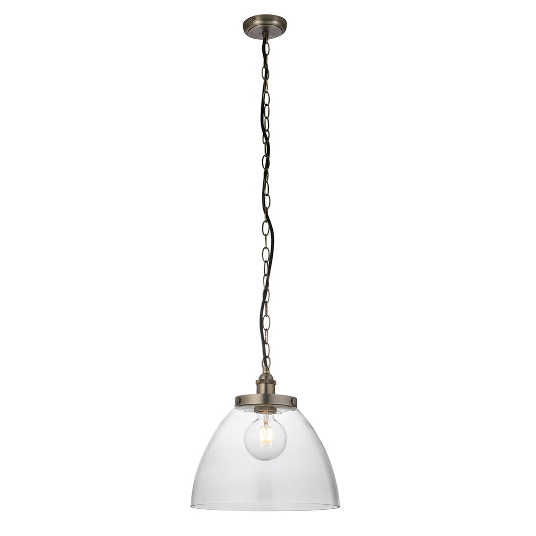 Hansen Grand Pendant Light - Brushed Silver Endon 8