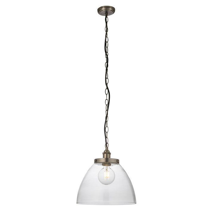 Hansen Grand Pendant Light - Brushed Silver Endon 8