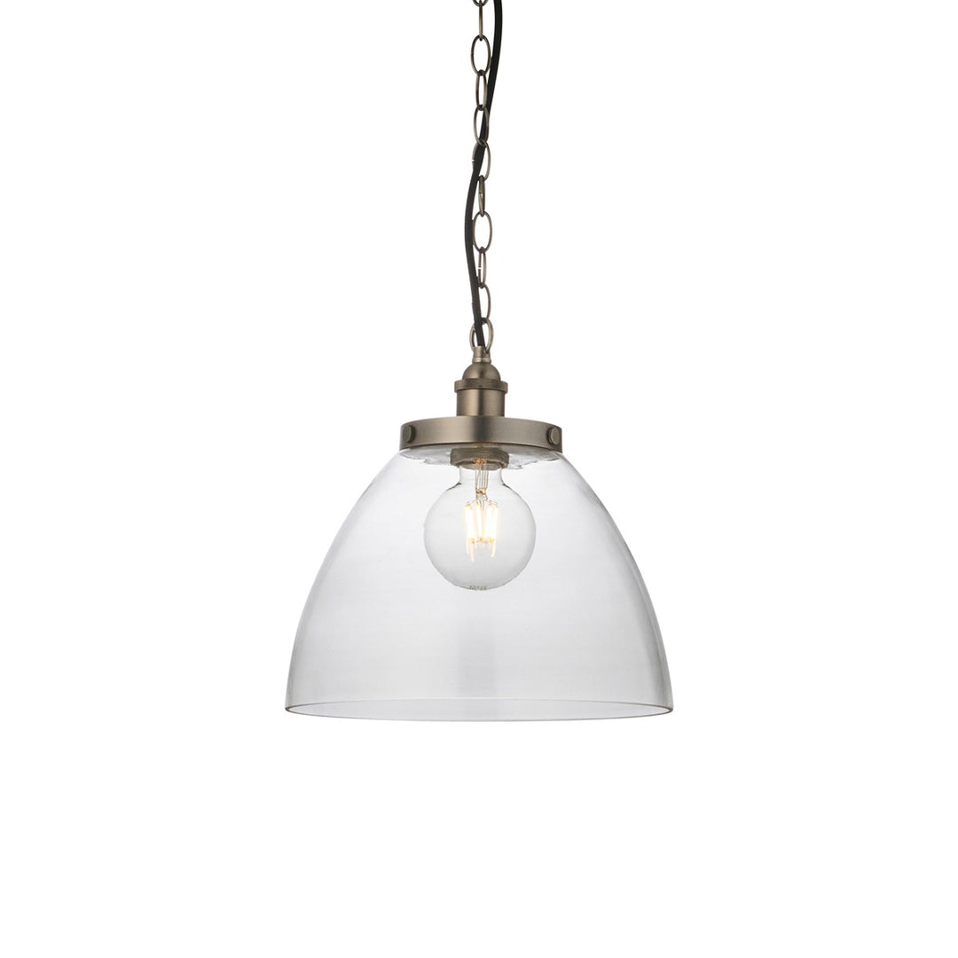 Hansen Grand Pendant Light - Brushed Silver Endon 9