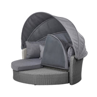 Olivia's Outdoor Slate Grey Bermuda Day Bed