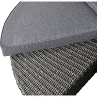 Olivia's Outdoor Slate Grey Bermuda Day Bed