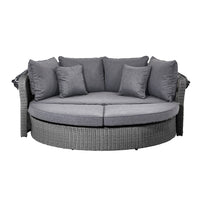 Olivia's Outdoor Slate Grey Bermuda Day Bed