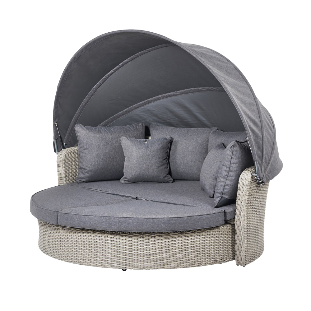 Olivia's Outdoor Stone Grey Coasta Day Bed