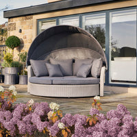 Olivia's Outdoor Stone Grey Coasta Day Bed