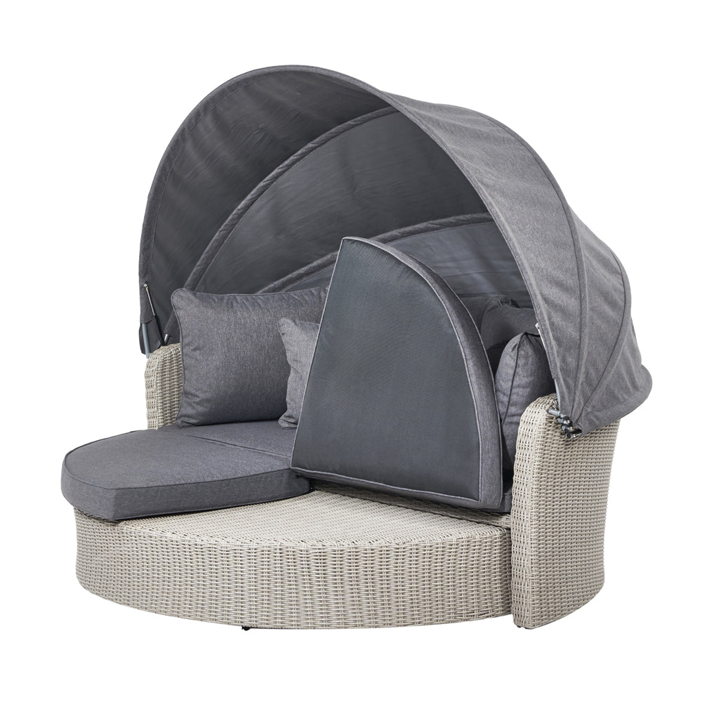 Olivia's Outdoor Stone Grey Coasta Day Bed