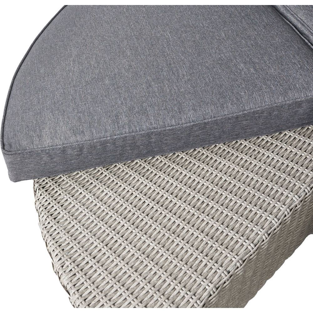 Olivia's Outdoor Stone Grey Coasta Day Bed