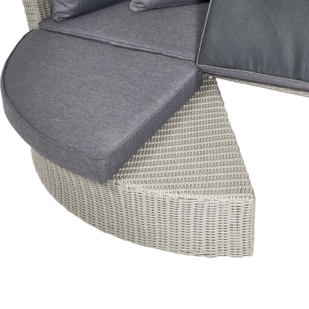 Olivia's Outdoor Stone Grey Coasta Day Bed