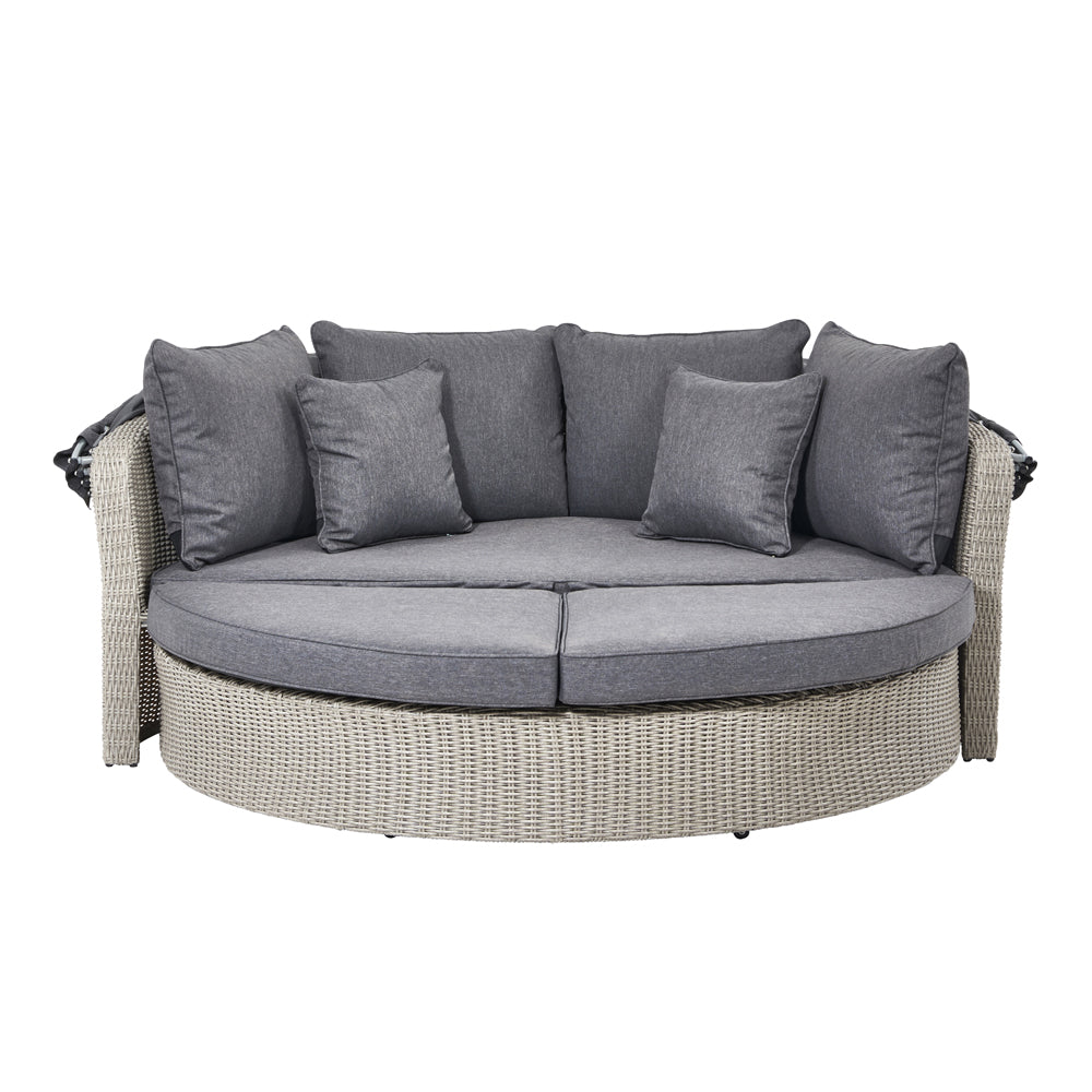 Olivia's Outdoor Stone Grey Coasta Day Bed