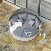 Olivia's Outdoor Stone Grey Coasta Day Bed