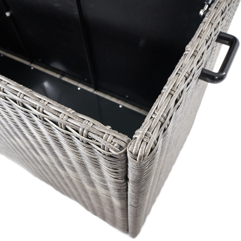 Olivia's Outdoor Slate Grey Large Cushion Box