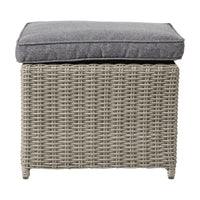 Olivia's Outdoor Stone Grey Coasta Cube Set with Ceramic Top