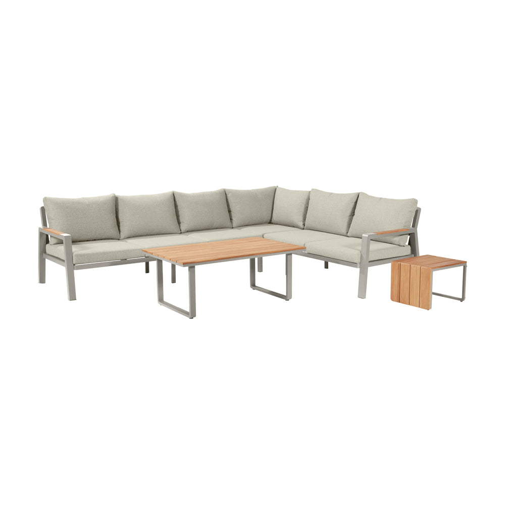 Olivia's Outdoor Oslo Limestone Corner Set