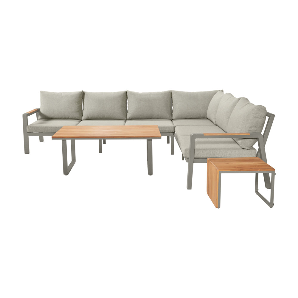 Olivia's Outdoor Oslo Limestone Corner Set