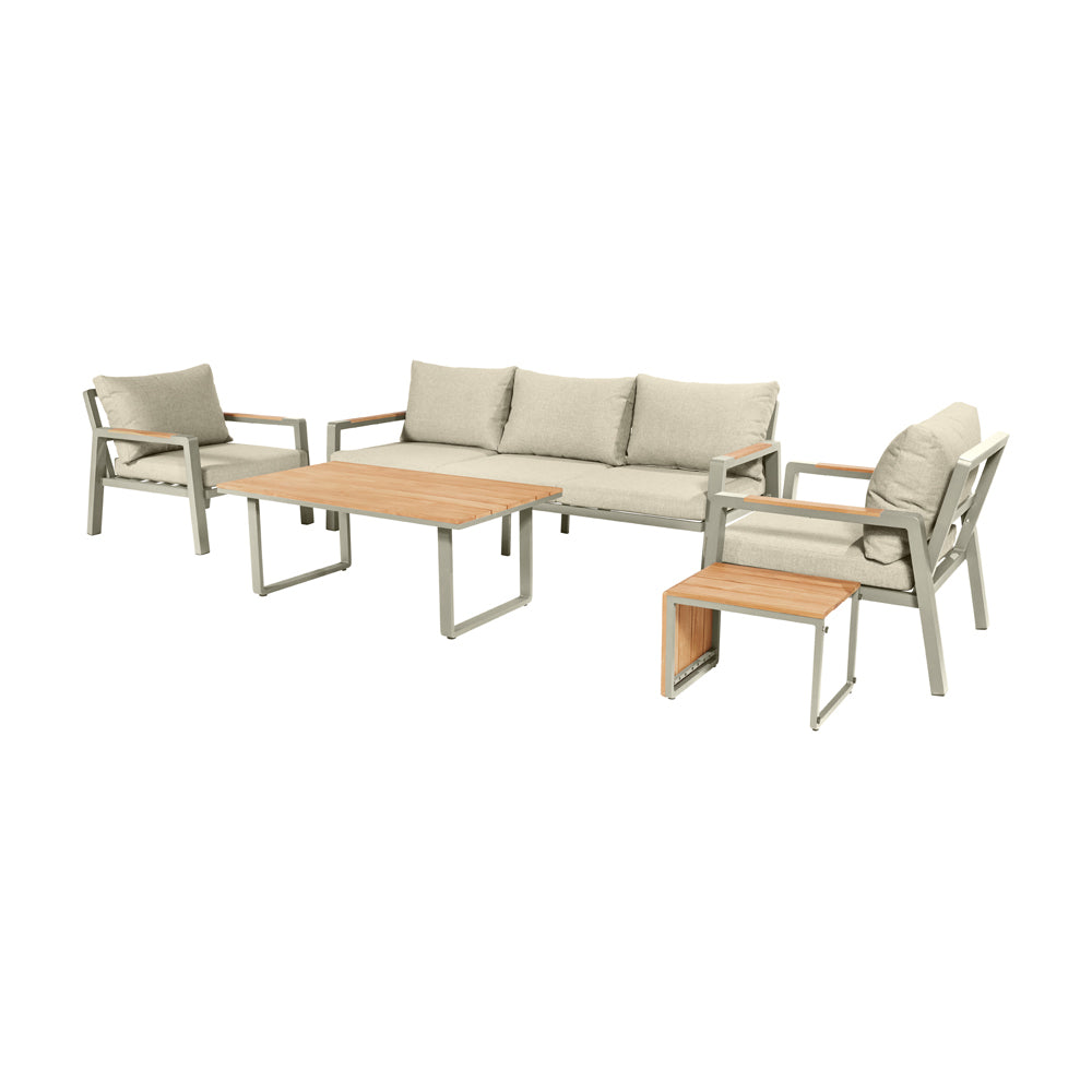 Olivia's Outdoor Oslo Limestone Lounge Set