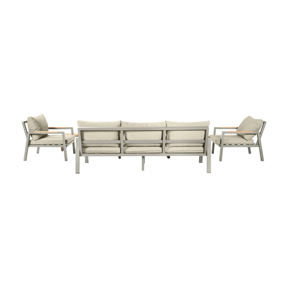 Olivia's Outdoor Oslo Limestone Lounge Set