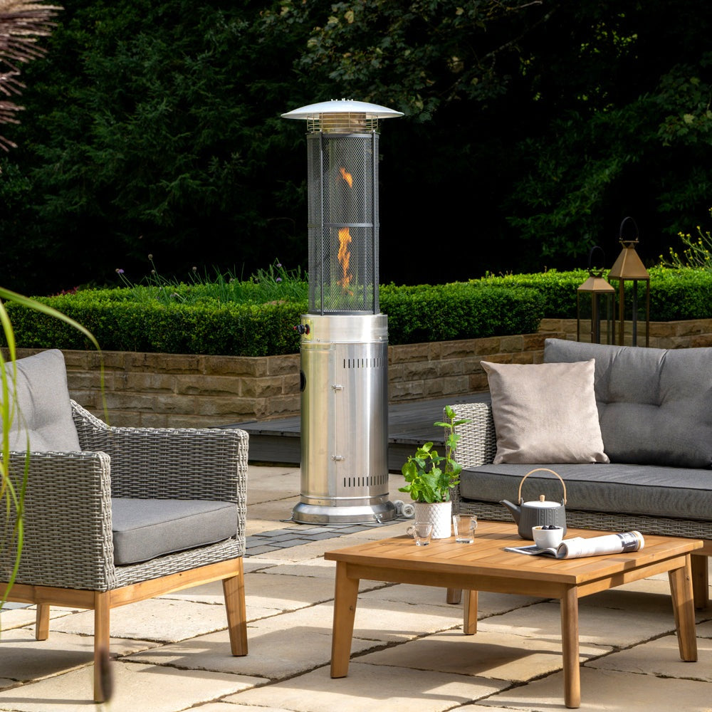 Olivia's Stainless Steel Cylinder Patio Heater