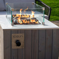 Cosicube 70 Grey Wash Fire Pit