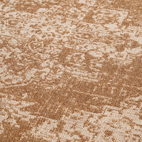 Olivia's Indoor Outdoor Natural and White Vintage Design Rug