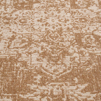 Olivia's Indoor Outdoor Natural and White Vintage Design Rug