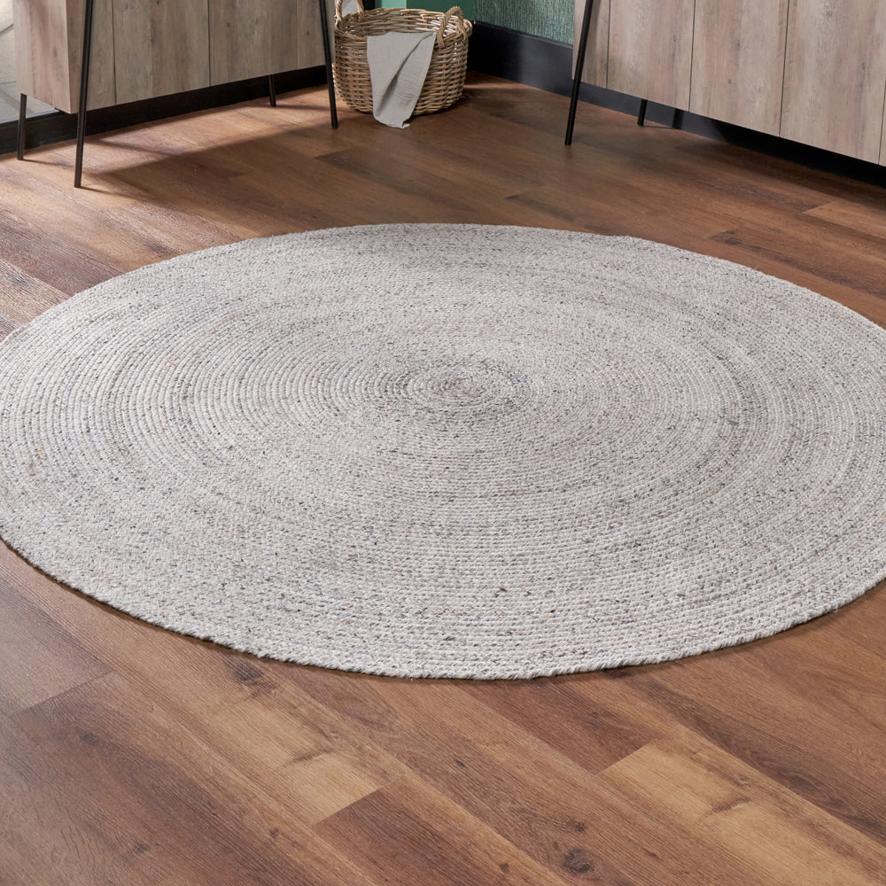 Indoor Outdoor Tweed Rug - Warm Grey Pacific Lifestyle 2