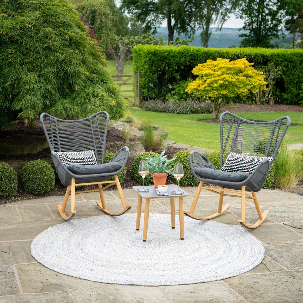 Indoor Outdoor Tweed Rug - Warm Grey Pacific Lifestyle 6