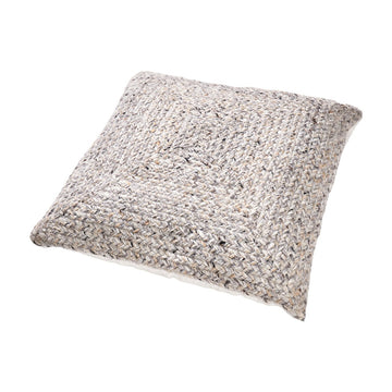 Olivia's Indoor Outdoor Warm Grey Tweed Design Scatter Cushion