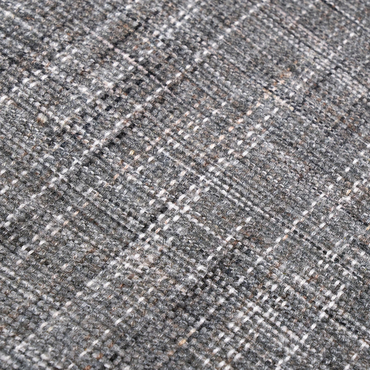 Indoor Outdoor Stripe Design Rug - Steel Grey