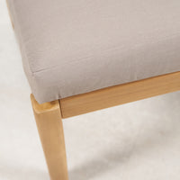 Olivia's Outdoor Mauritius Light Teak Finish Footstool